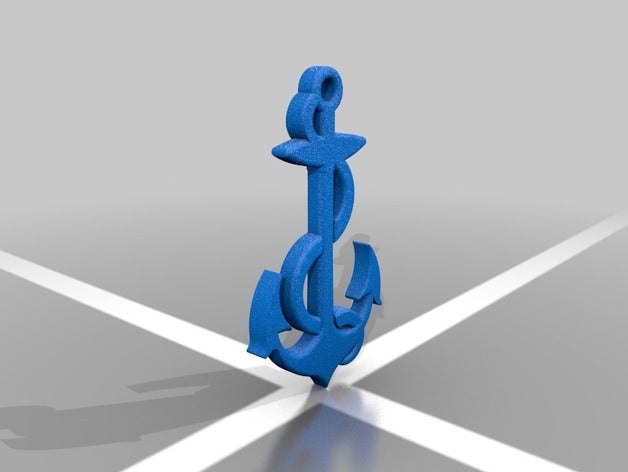 bozukluğunun ikinci çapa kolye moda 3D print model - Mito3D