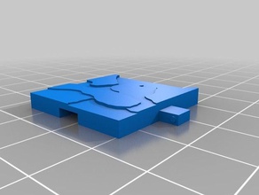 calabouço tile brinquedo & acessórios para jogos 1x1 1 quadrado 25mm dnd telhas dungeon quare telha 3d print model - Mito3D