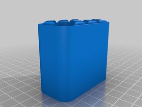 8 aa containers customized 3d print model - Mito3D