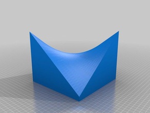 paraboloide iperbolico di ingegneria la matematica 3d print model - Mito3D