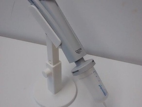 Höhe einstellbare pipette stand Werkzeug-Halterungen & - Boxen Halter lab Labor die laborausrstung Pipettieren 3d print model - Mito3D