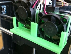 cambio rápido de ventilador transporte wanhao duplicador 4s Impresora 3d las piezas refrigeración filamento del alimentador 3d print model - Mito3D