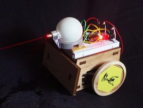 laser-dioden-ping-pong-ball-Halter in der Robotik 3d print model - Mito3D