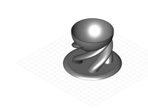 bola titular de la vela decoración asda 3d print model - Mito3D