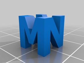 nm-blok heykeller özelleştirilmiş 3d print model - Mito3D