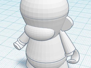 juguete de vinilo n ° 3 La impresión en 3d urbano 3d print model - Mito3D