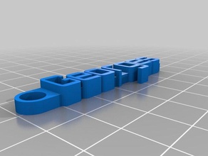 georges trousseau de clés l'organisation personnalisé 3d print model - Mito3D