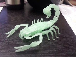 scorpion puzzle animals 3d print model - Mito3D