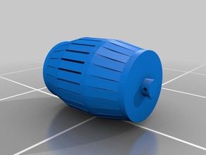 barril decoração 3d print model - Mito3D