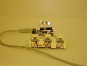 rgb mixer other arduino art dial knob 3d potentiometer 3d print model - Mito3D