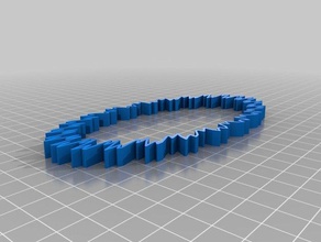 kallel trigonometria pulseira jóias personalizado 3d print model - Mito3D