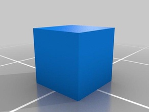 calibração do cubo A impressão 3d de testes 3d print model - Mito3D