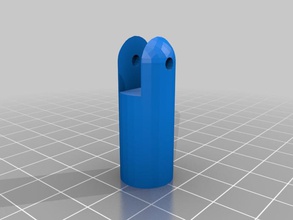 yazzo female clevis other joint openscad parametric rod end 3d print model - Mito3D