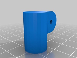 yazzo male clevis elbow other joint openscad parametric rod end 3d print model - Mito3D