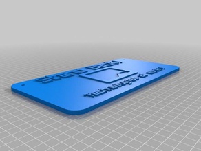 my awesome sign signs & logos customized 3d print model - Mito3D