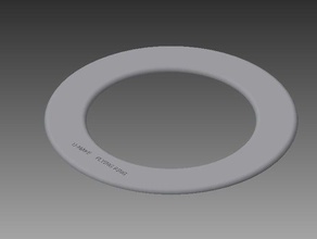 u-fliegende ring Spielzeug & Spiele Fliegen frisbee outdoor werfen - 3d print model - Mito3D