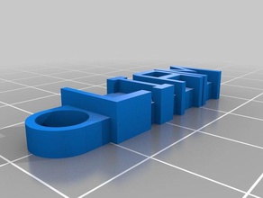 liam keychain organization customized 3d print model - Mito3D