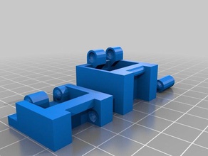 micro latch cube containers 3d print model - Mito3D