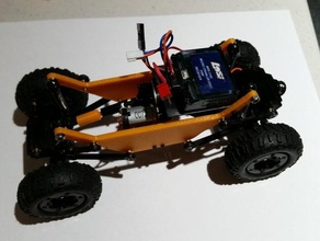 losi micro crawler frame extension vehicles hobby horizon radio control rc rock tvp 3d print model - Mito3D