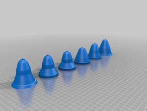x'mas ornaments - bell 3d printing 3d print model - Mito3D