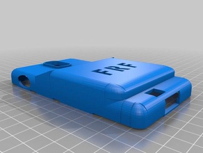 samsung galaxy 2 extendida gorila caso de la batería wip el teléfono móvil 3d print model - Mito3D