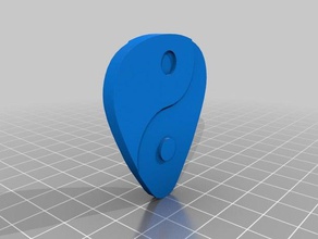 ying yang palheta A impressão 3d 3d print model - Mito3D