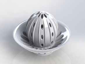 presse-agrumes juicy cuisine à manger lemon squeezer 3d print model - Mito3D