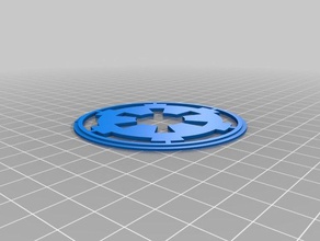 star wars empire logo 3d baskı 3d print model - Mito3D