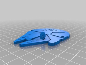 millenium falcon Dekor millennium starwars 3d print model - Mito3D