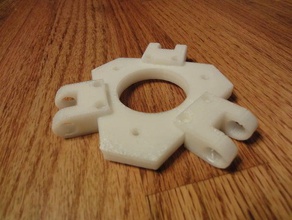 yazzo keyed swivel mount other axle effector openscad parametric 3d print model - Mito3D