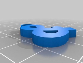 ampersand earrings 3d printing 3d print model - Mito3D