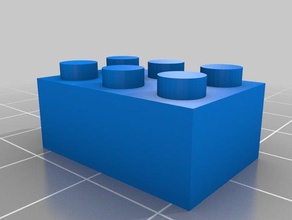 http customizermakerbotcom coisas 50437 arquivos 133656 2x3x1lego tijolo brinquedos de construção personalizado 3d print model - Mito3D