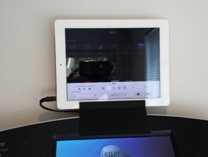 tablet stand treadmill nordictrack t230 3d print printing ipad 3d print model - Mito3D