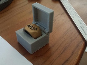 caixa de mvp do anel anéis 3d print model - Mito3D