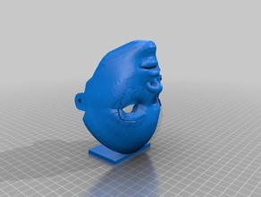 eva robotic face progress work hobby 3d print model - Mito3D