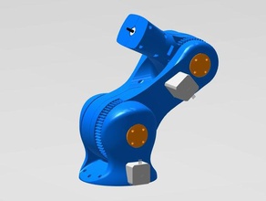 printable robot arm robotics stepper motor 3d print model - Mito3D