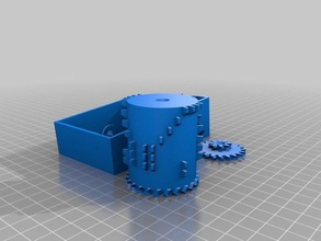 music box mechanical toys melody 3d print model - Mito3D