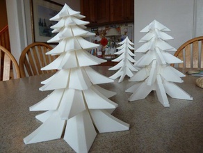 recursive christmas tree sculptures sculpture 3d print model - Mito3D