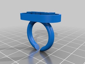 anello e mc2 anéis personalizado 3d print model - Mito3D
