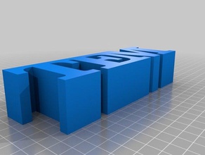 dez personalizado 3d print model - Mito3D