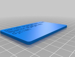 scheda 1 organizzazione su misura 3d print model - Mito3D