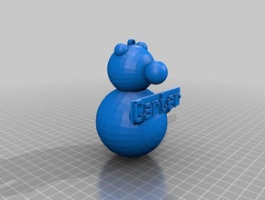 my bear keychains customized 3d print model - Mito3D