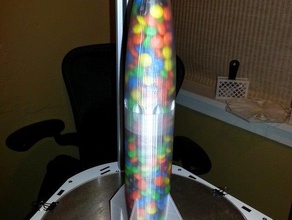 dulces llenos de cohetes los contenedores el cohete espacio 3d print model - Mito3D