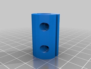 my customized axis coupler 8-10 parts 3d print model - Mito3D