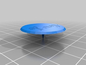 gallina marcador de bolas golf deporte y al aire libre personalizado 3d print model - Mito3D