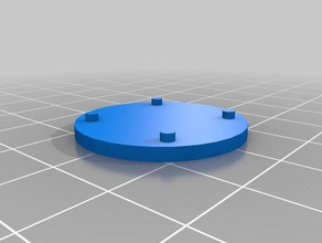my customized nema8 mounting holes parts 3d print model - Mito3D