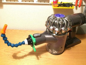 dyson liner hose mounter household supplies cnc machine vacuum 3d print model - Mito3D