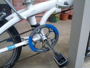 bicicleta guarda da cadeia 3d print model - Mito3D