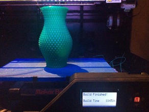 hex vaso A impressão 3d de testes hexágono balanço calibração teste impressora a tortura nível 5 3d print model - Mito3D