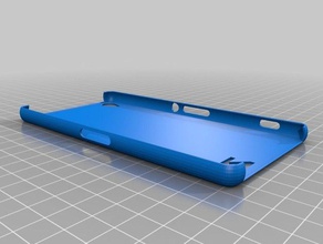 xperia z3 phone case bottom mobile 3d print model - Mito3D